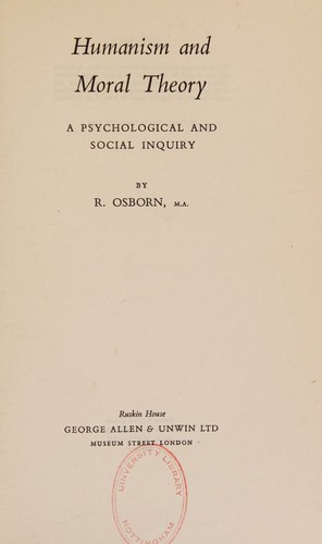 Humanism and moral theory