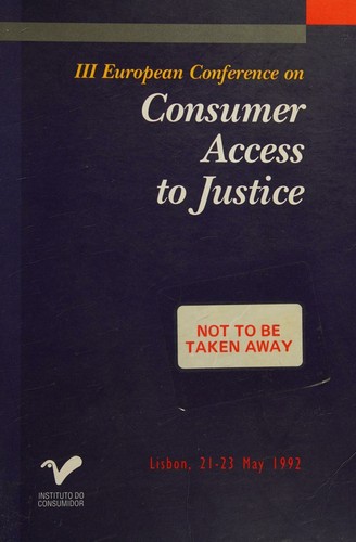 III European conference on consumer access to justice