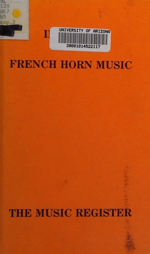 The index of French horn music