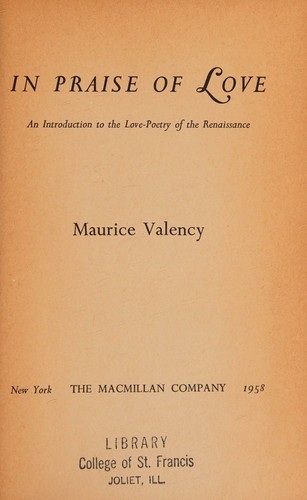In praise of love