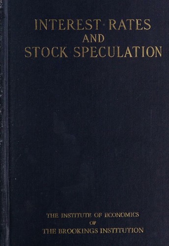 Interest rates and stock speculation