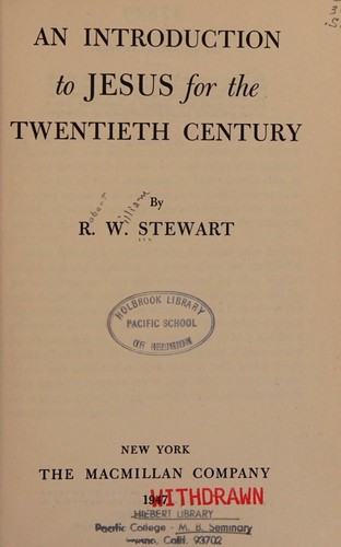An Introduction to Jesus for the Twentieth Century