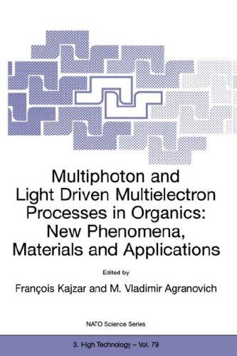 Multiphoton and Light Driven Multielectron Processes in Organics