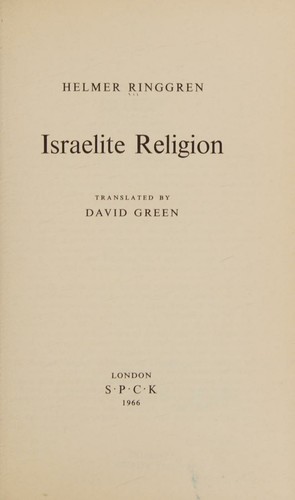 Israelite Religion