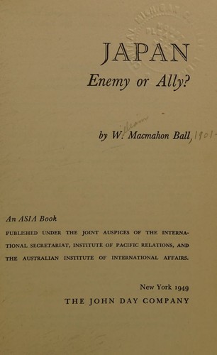 Japan, enemy or ally? (An Asia book)
