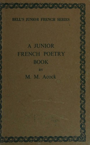 A Junior French Poetry Book