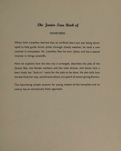 The junior true book of honeybees