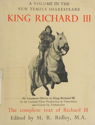 King Richard III (The New Temple Shakespeare)