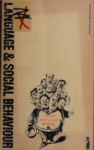 Language and Social Behaviour