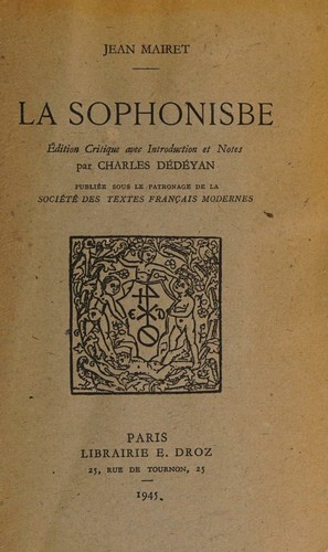 La Sophonisbe