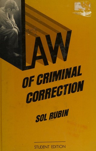 The law of criminal correction