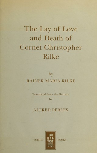 The lay of love and death of Cornet Christopher Rilke