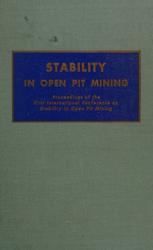 Stability in open pit mining
