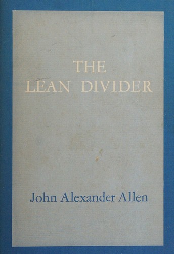 The lean divider