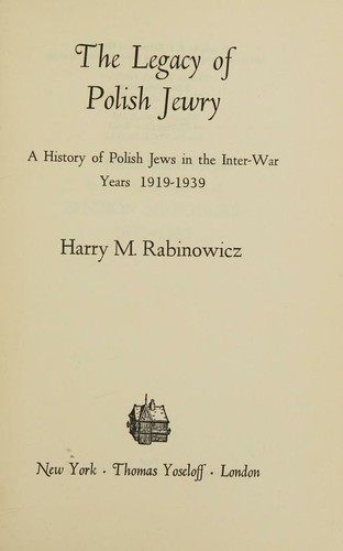 The legacy of Polish Jewry