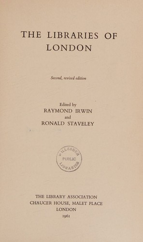 the libraries of london