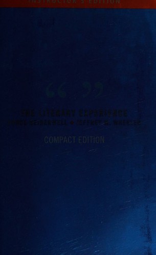 The Literary Experience, Compact, Instructor's Edition