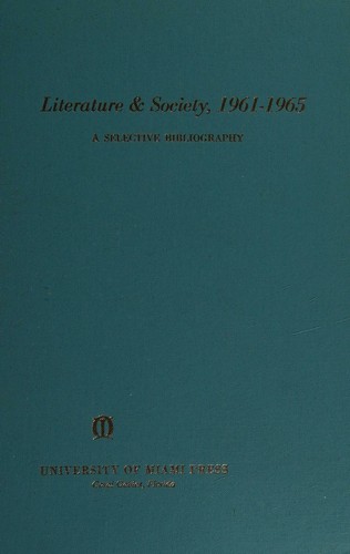 Literature & society, 1961-1965