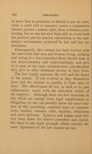 Living with the law