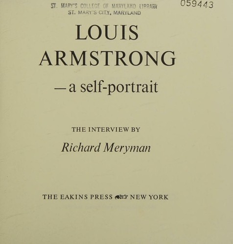Louis Armstrong--a self-portrait