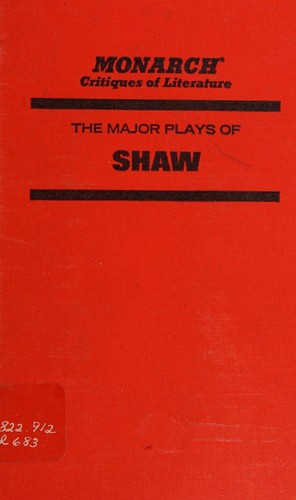 The major plays of Bertolt Brecht, (Monarch notes and study guides)