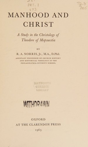 Manhood and Christ