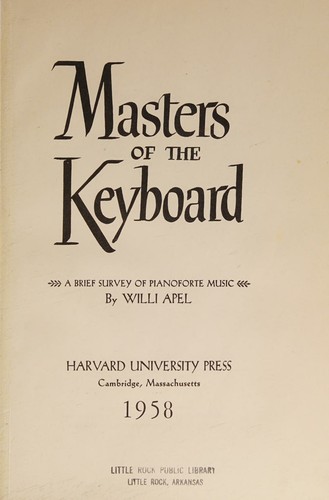 Masters of the Keyboard