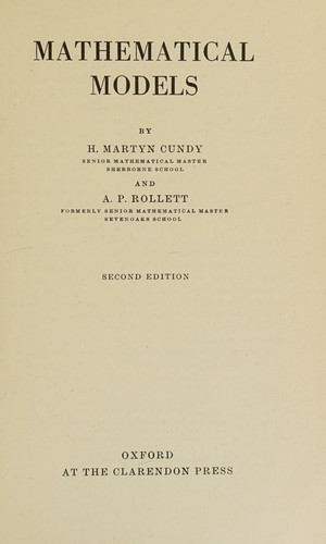 MATHEMATICAL MODELS