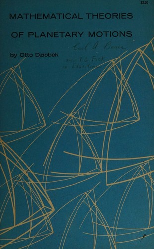 Mathematical theories of planetary motions