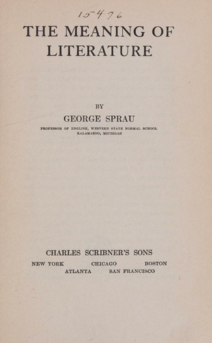 The meaning of literature