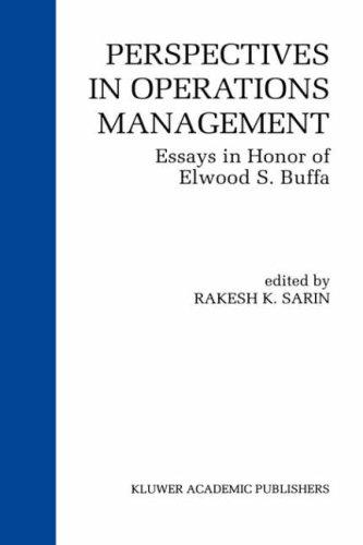 Perspectives in Operations Management