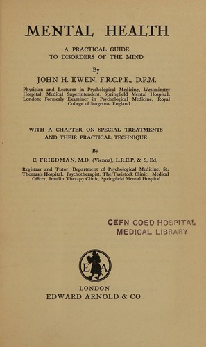 A Mental Health Handbook