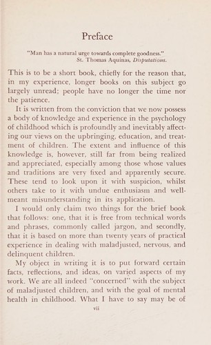 Mental health in childhood