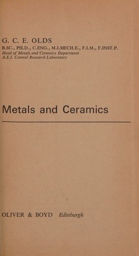 Metals and Ceramics