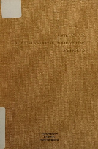 Methods for the Examination of Root Systems and Roots