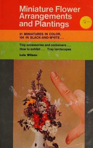 Miniature flower arrangements and plantings