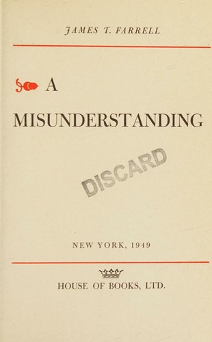 A misunderstanding
