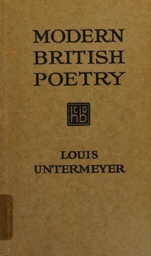 Modern British Poetry