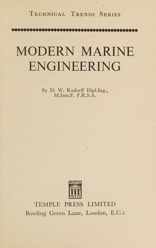 MODERN MARINE ENGINEERING ( Technical Trends Ser.)