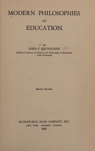 Modern philosophies of education