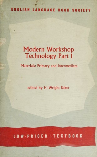 Modern Workshop Technologies Part I