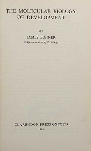 Molecular Biology of Development