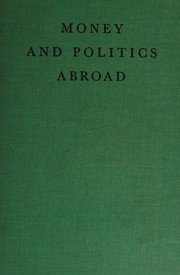 Money and politics abroad