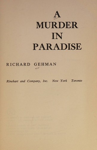 A Murder in Paradise