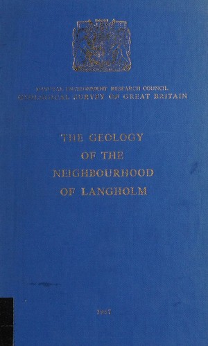 NATURAL ENVIRONMENT RESEARCH COUNCIL, INSTITUTE OF GEOLOGICAL SCIENCES, MEMOIRS OF THE GEOLOGICAL SURVEY, SCOTLAND