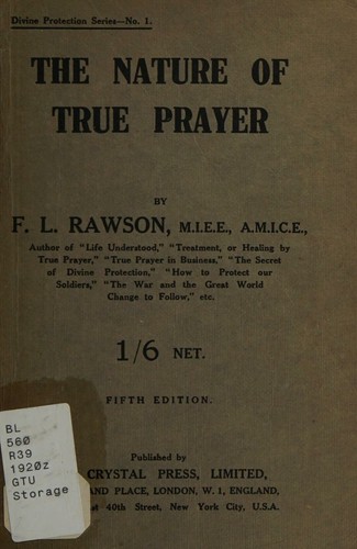 The nature of true prayer