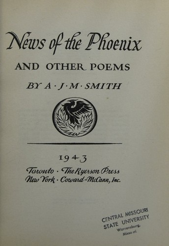 News of the Phoenix and Other Poems