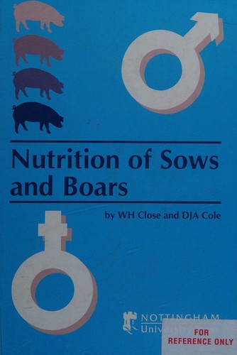 Nutrition of sows and boars