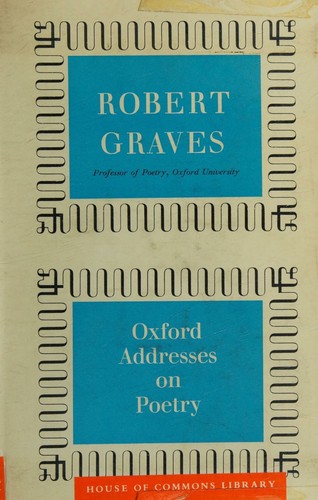 Oxford Addresses on Poetry
