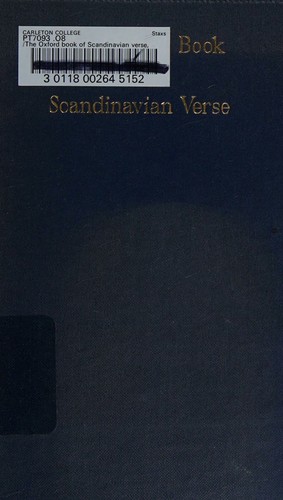 The Oxford Book of Scandinavian Verse